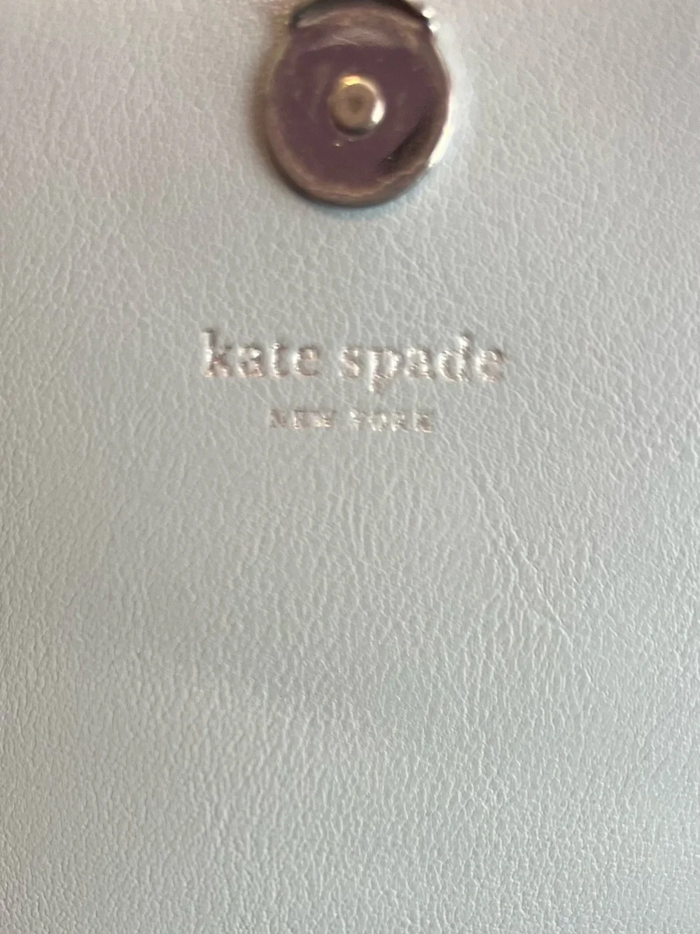 kate spade Navy and White Leather Crossbody Bag